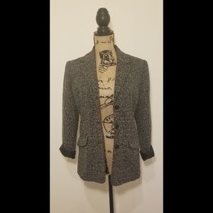 Textured Heather Grey Blazer